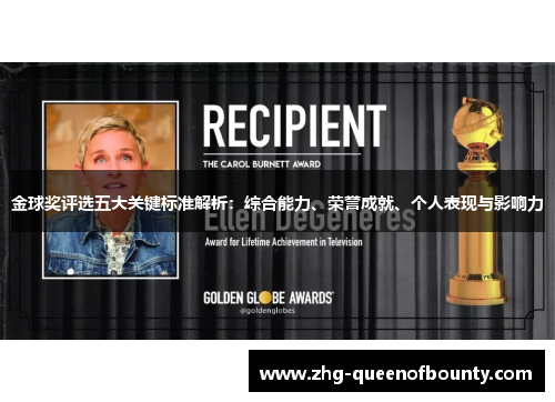 金球奖评选五大关键标准解析：综合能力、荣誉成就、个人表现与影响力